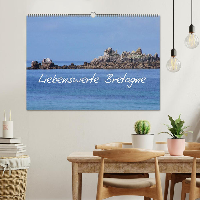 Liebenswerte Bretagne (CALVENDO Wandkalender 2025)