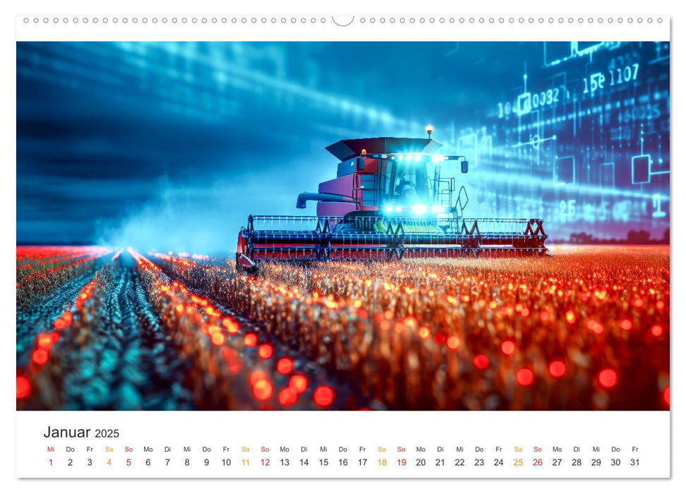 Landwirtschaft 5.0 - digitale Welt (CALVENDO Wandkalender 2025)