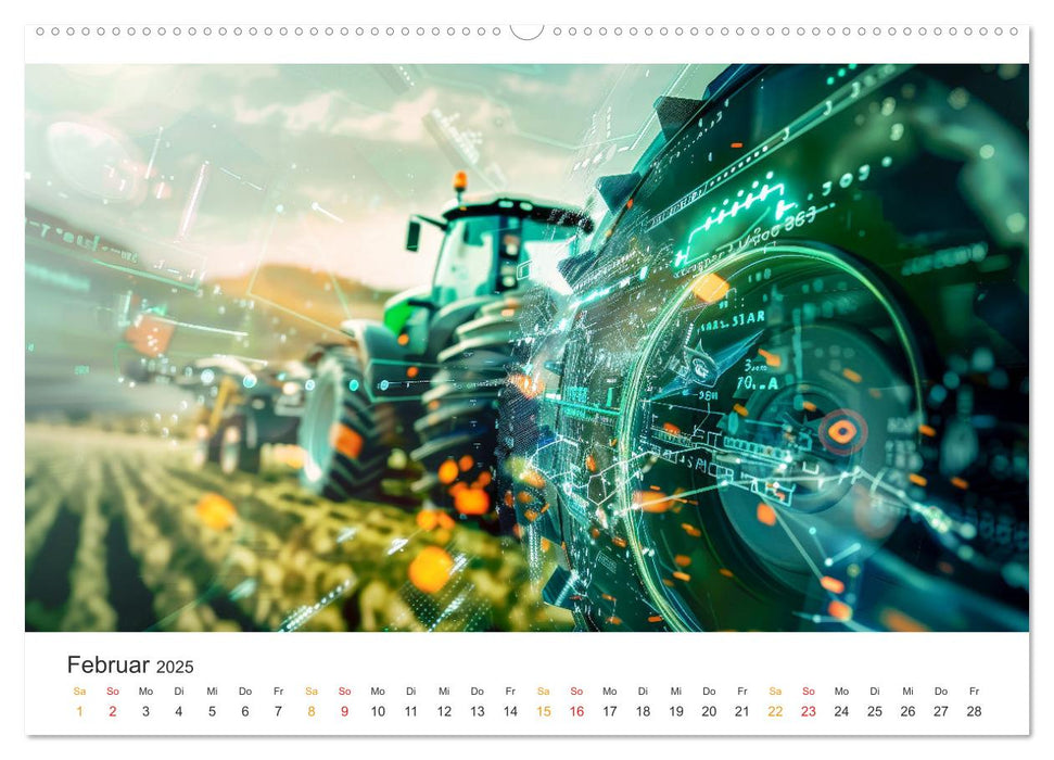 Landwirtschaft 5.0 - digitale Welt (CALVENDO Wandkalender 2025)