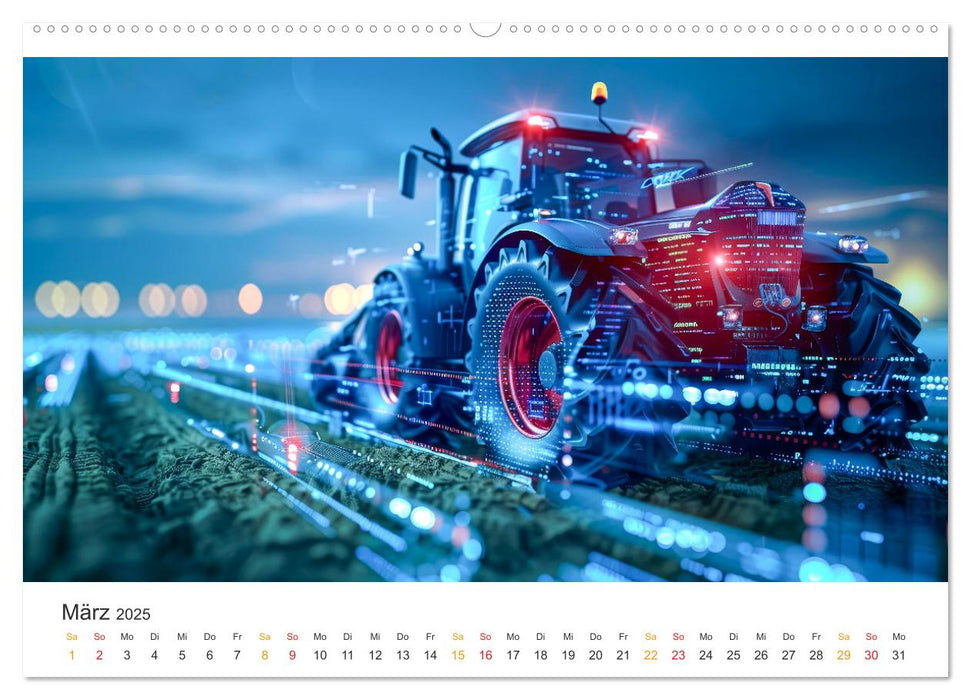 Landwirtschaft 5.0 - digitale Welt (CALVENDO Wandkalender 2025)