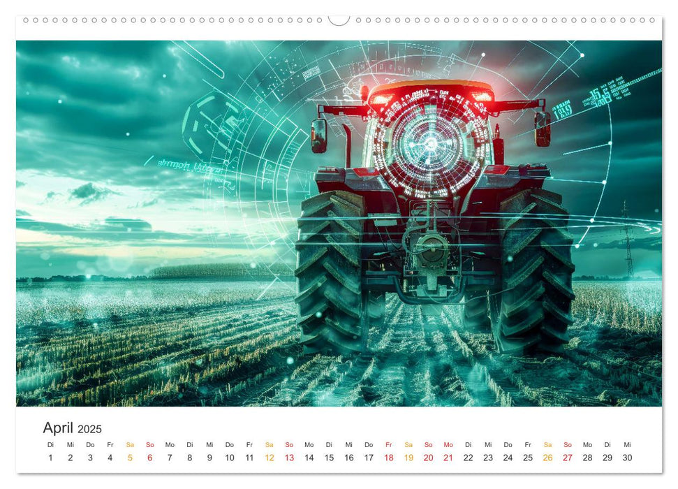 Landwirtschaft 5.0 - digitale Welt (CALVENDO Wandkalender 2025)