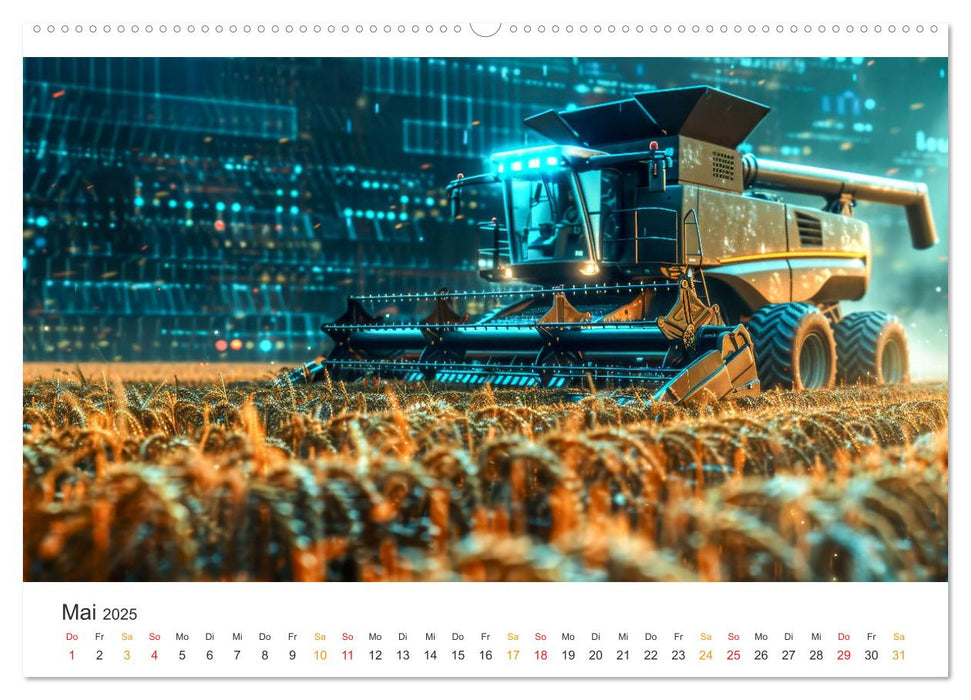 Landwirtschaft 5.0 - digitale Welt (CALVENDO Wandkalender 2025)