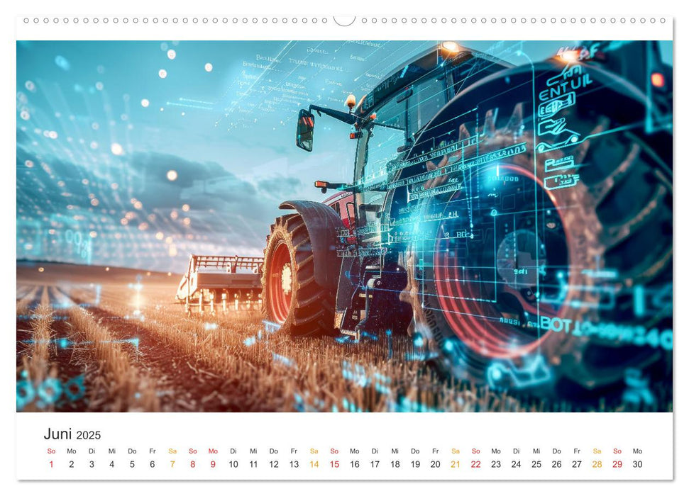 Landwirtschaft 5.0 - digitale Welt (CALVENDO Wandkalender 2025)