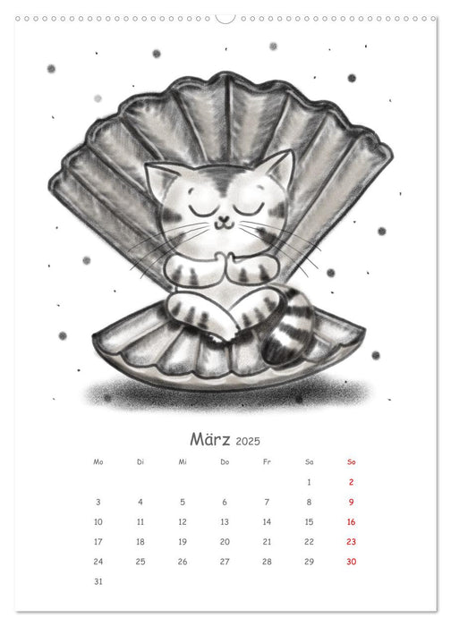 LEOPOLD DER DRITTE - Ein unglaublich liebenswerter Kater (CALVENDO Wandkalender 2025)