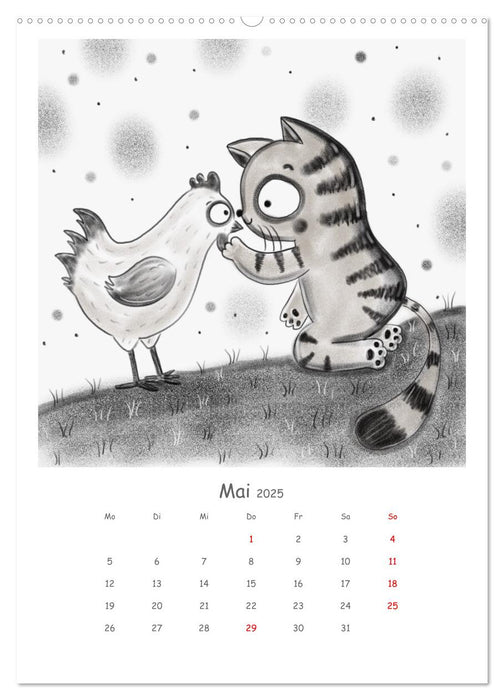 LEOPOLD DER DRITTE - Ein unglaublich liebenswerter Kater (CALVENDO Wandkalender 2025)