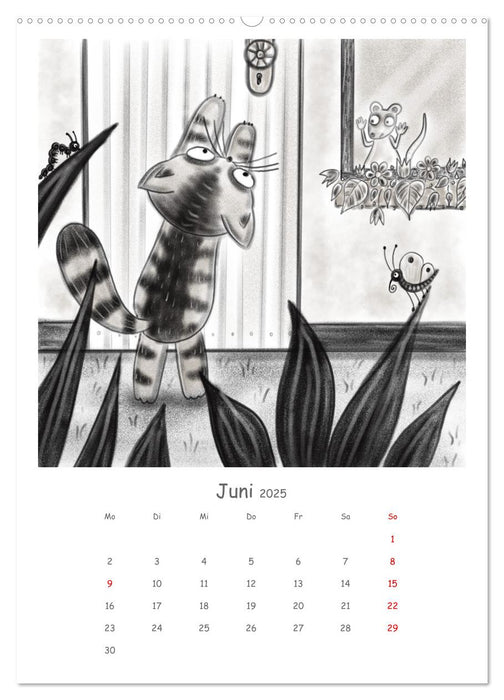 LEOPOLD DER DRITTE - Ein unglaublich liebenswerter Kater (CALVENDO Wandkalender 2025)