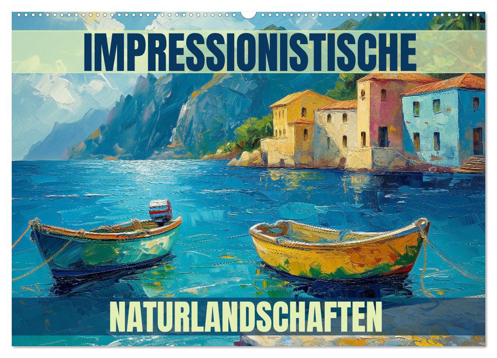 Impressionistische Naturlandschaften (CALVENDO Wandkalender 2025)