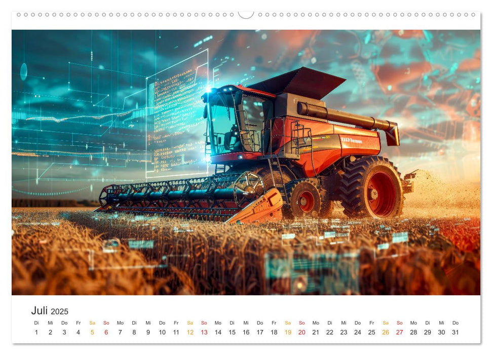 Landwirtschaft 5.0 - digitale Welt (CALVENDO Premium Wandkalender 2025)