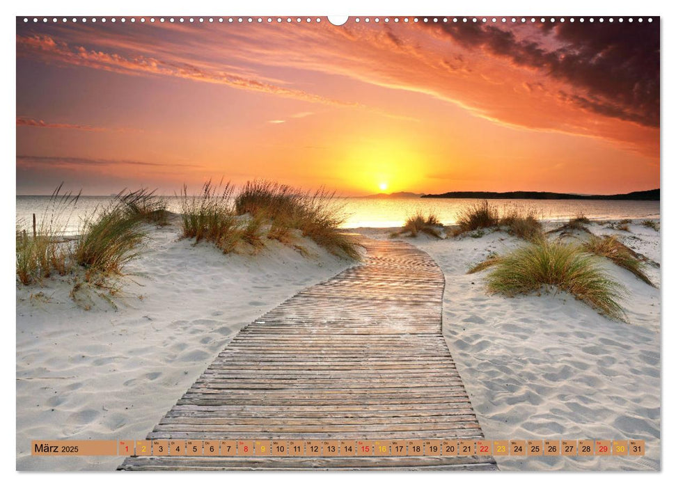 Sehnsucht Strandparadies (CALVENDO Premium Wandkalender 2025)