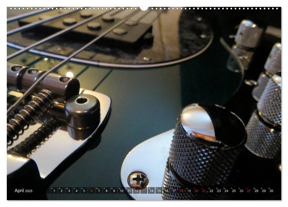 GITARREN Closeups (CALVENDO Premium Wandkalender 2025)