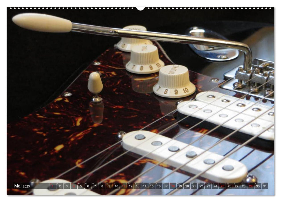 GITARREN Closeups (CALVENDO Premium Wandkalender 2025)