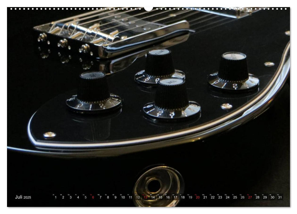 GITARREN Closeups (CALVENDO Premium Wandkalender 2025)