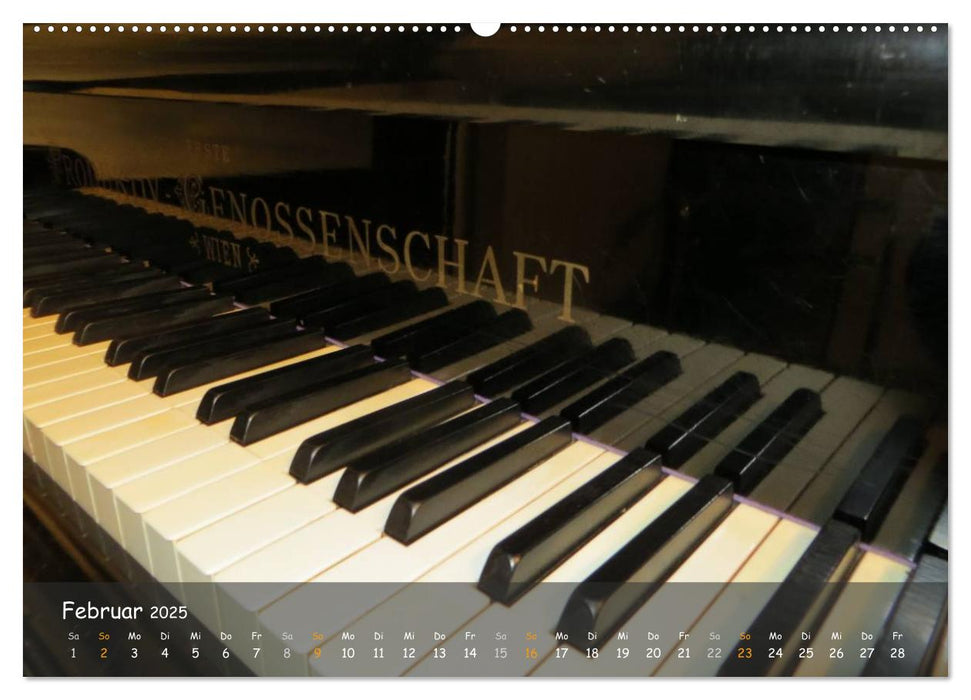 TASTEN Symphonie (CALVENDO Premium Wandkalender 2025)