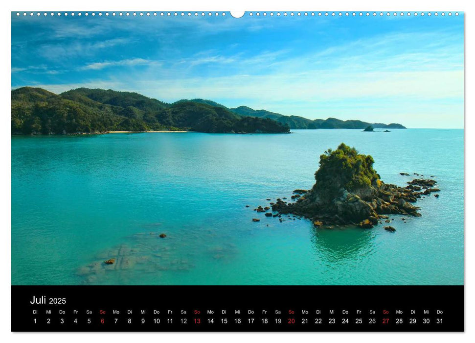 Aotearoa - Das Land der langen weißen Wolke (CALVENDO Premium Wandkalender 2025)