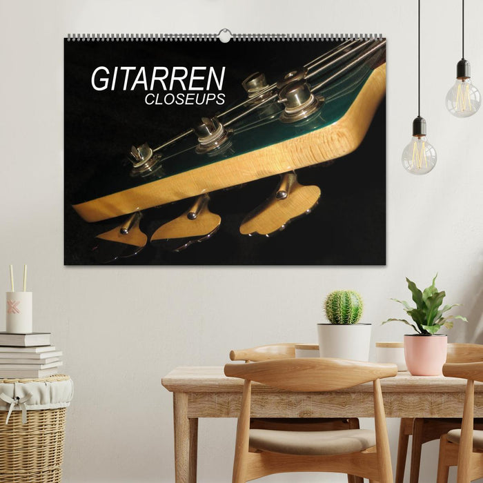 GITARREN Closeups (CALVENDO Wandkalender 2025)