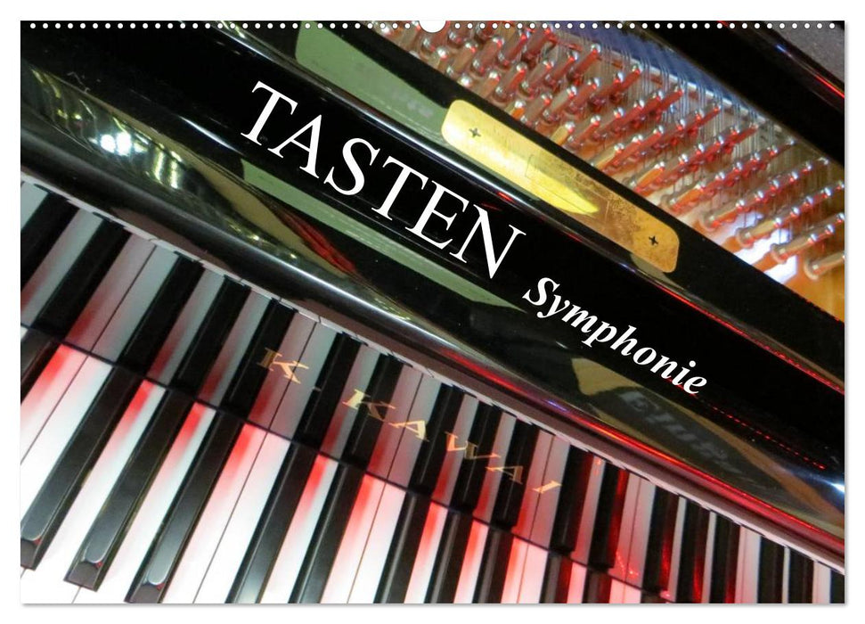 TASTEN Symphonie (CALVENDO Wandkalender 2025)