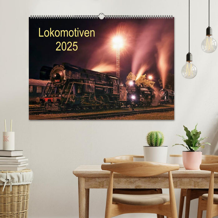 Lokomotiven 2025 (CALVENDO Wandkalender 2025)