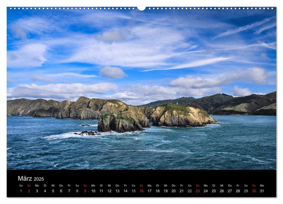 Aotearoa - Das Land der langen weißen Wolke (CALVENDO Wandkalender 2025)