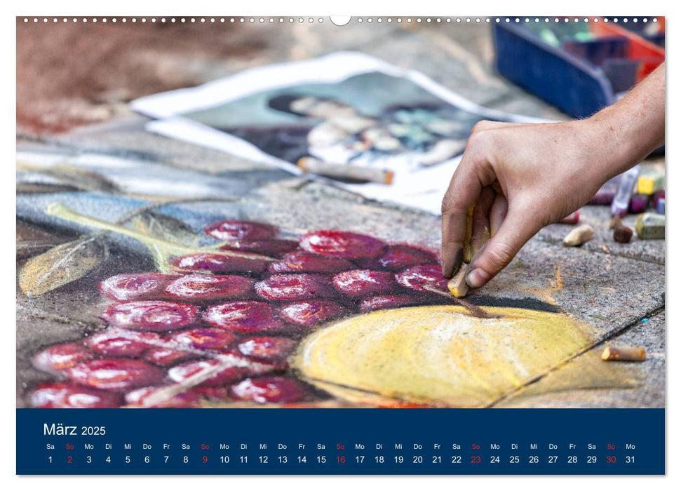 Streetart - die Kunst auf der Straße (CALVENDO Premium Wandkalender 2025)