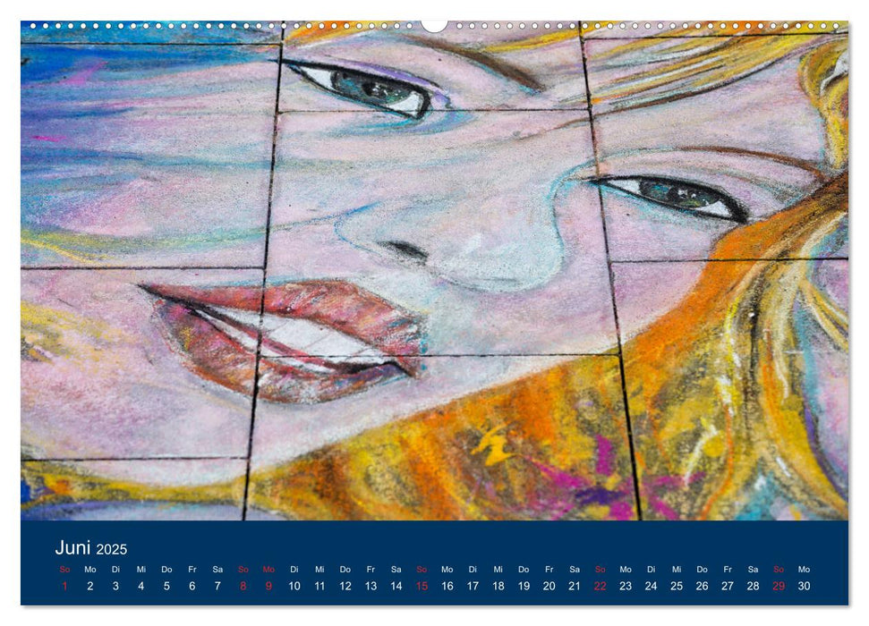 Streetart - die Kunst auf der Straße (CALVENDO Premium Wandkalender 2025)