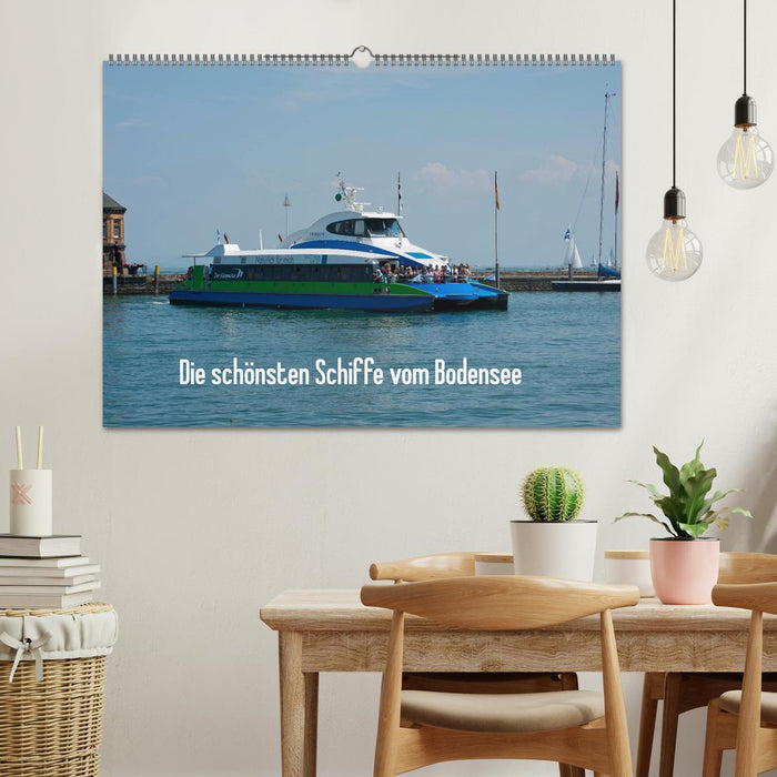 Die schönsten Schiffe vom Bodensee (CALVENDO Wandkalender 2025)