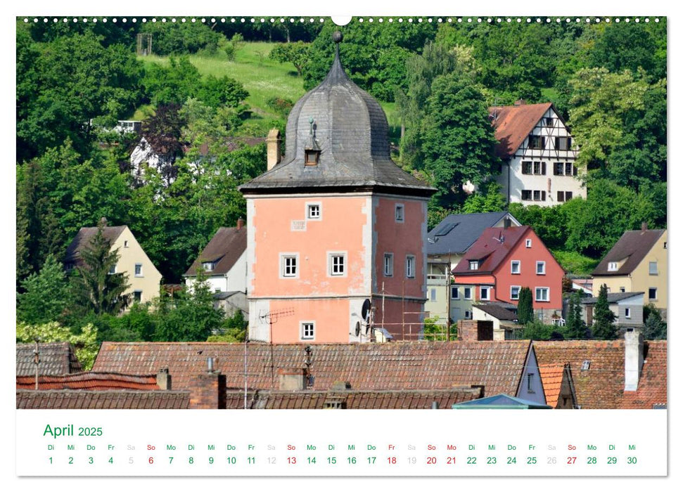 Ochsenfurt - Türme, Tore und Fachwerk (CALVENDO Wandkalender 2025)