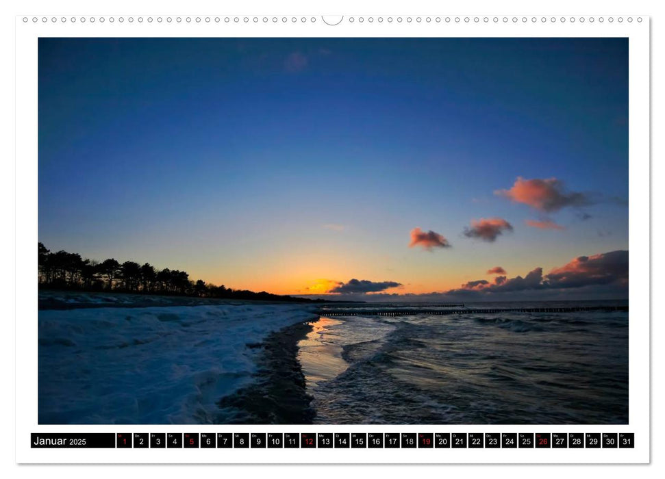 Nordsee & Ostsee (CALVENDO Premium Wandkalender 2025)