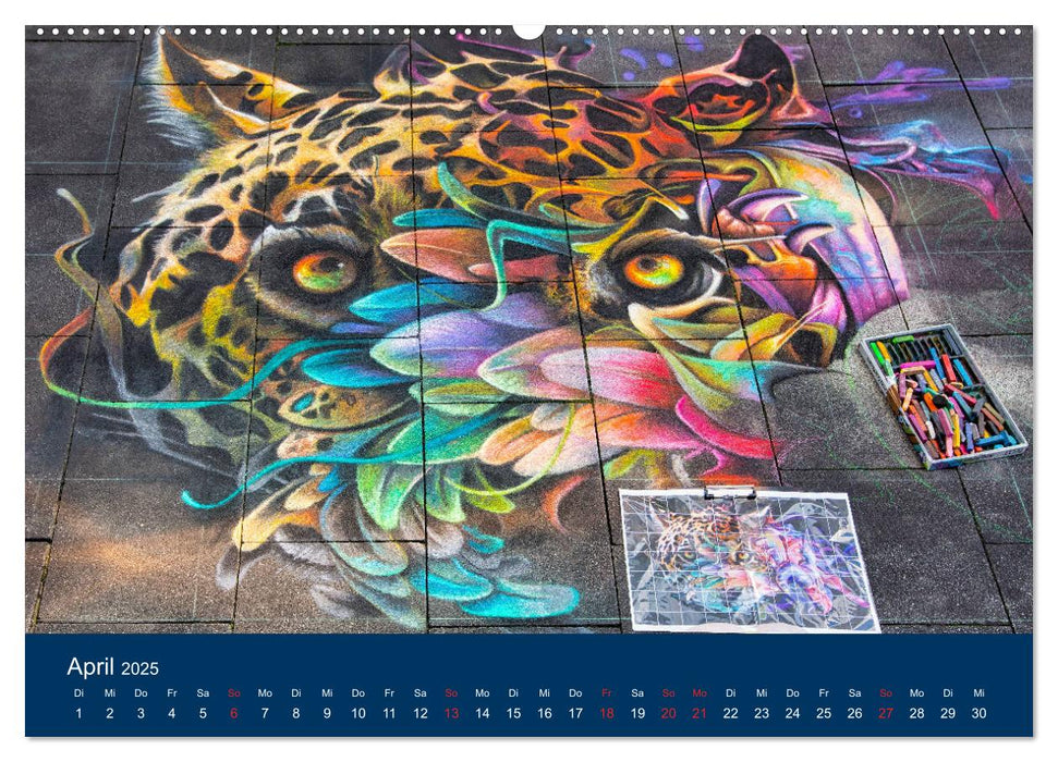 Streetart - die Kunst auf der Straße (CALVENDO Wandkalender 2025)