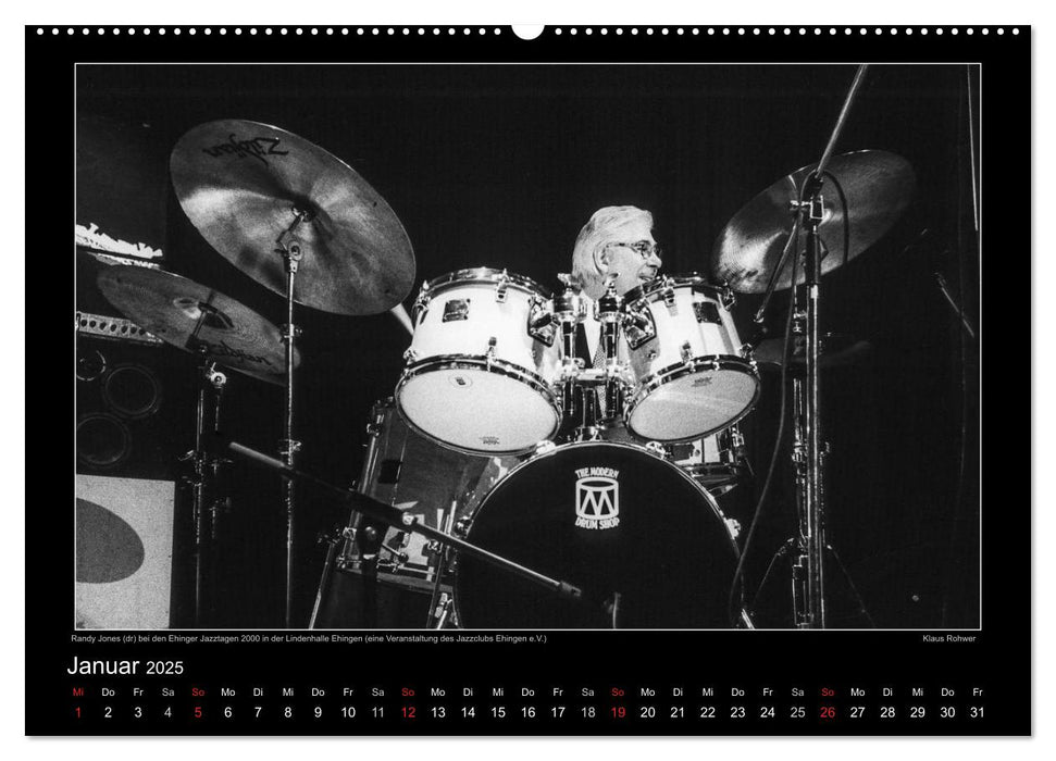 Jazz onstage (CALVENDO Premium Wandkalender 2025)