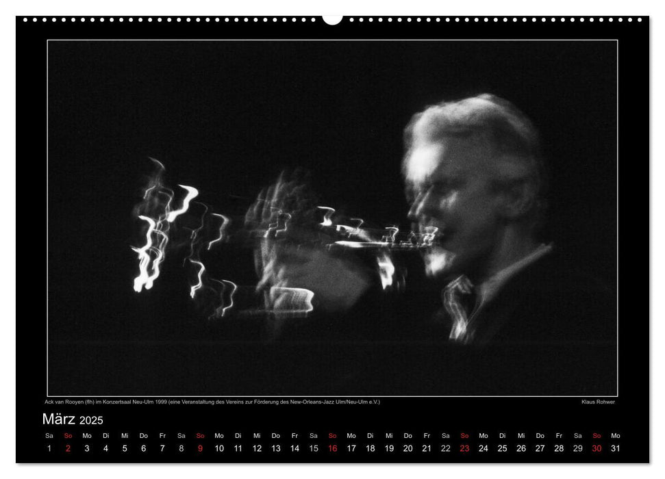 Jazz onstage (CALVENDO Premium Wandkalender 2025)