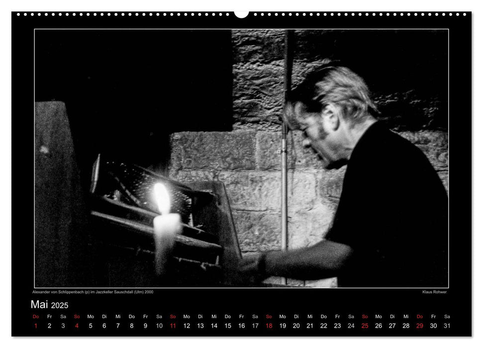 Jazz onstage (CALVENDO Premium Wandkalender 2025)