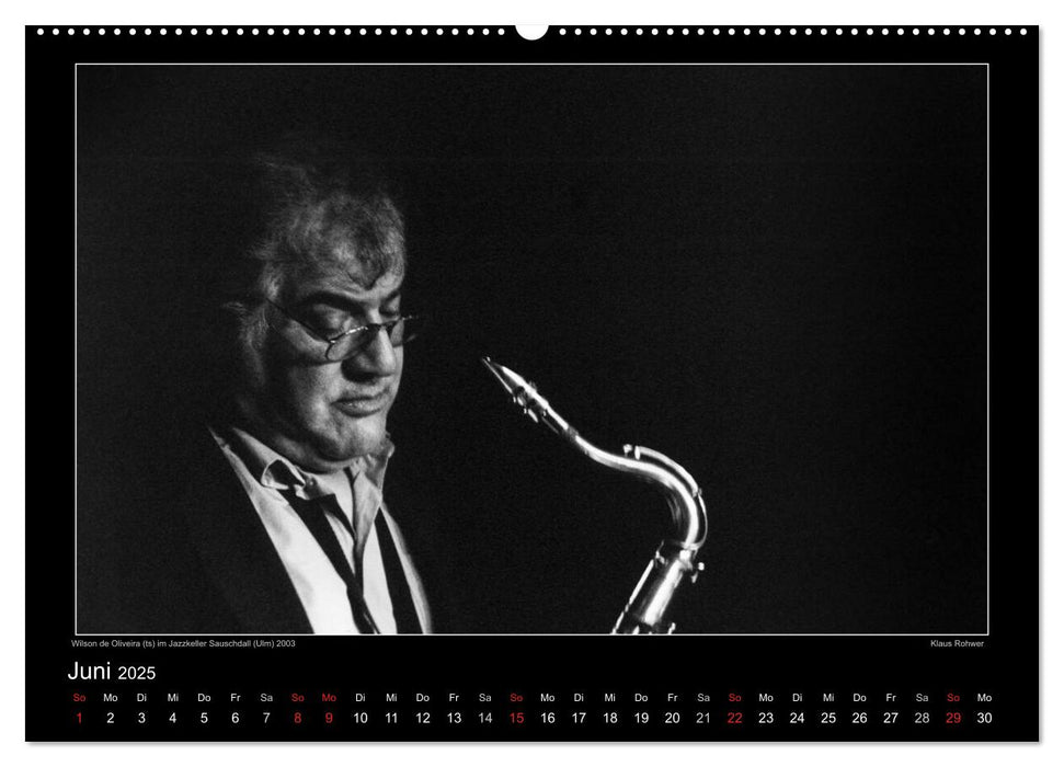 Jazz onstage (CALVENDO Premium Wandkalender 2025)