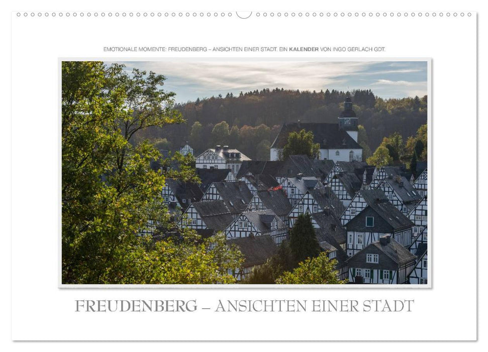Emotionale Momente: Freudenberg – Ansichten einer Stadt. (CALVENDO Wandkalender 2025)
