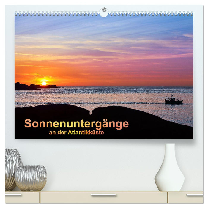 Sonnenuntergänge an der Atlantikküste (CALVENDO Premium Wandkalender 2025)