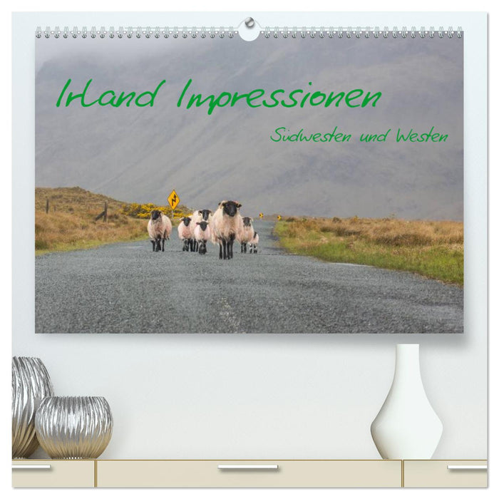 Irland Impressionen Südwesten und Westen (CALVENDO Premium Wandkalender 2025)