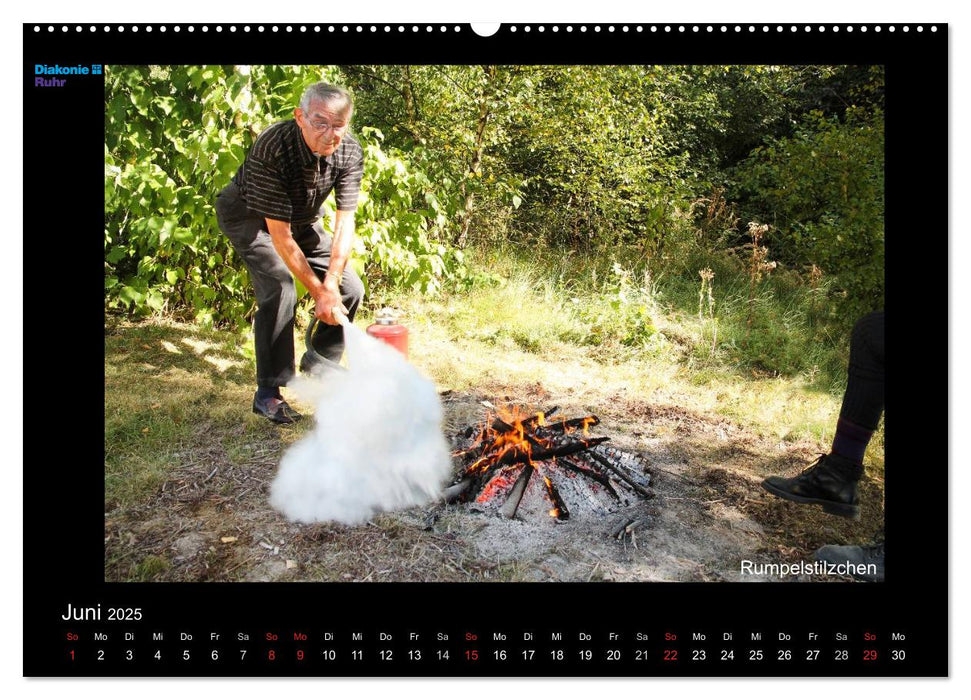 "Schönheit im Alter" - die Feierabendhäuser zu Gast im Märchenland der Brüder Grimm (CALVENDO Premium Wandkalender 2025)