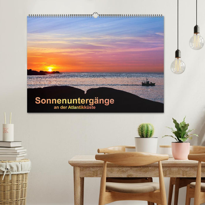 Sonnenuntergänge an der Atlantikküste (CALVENDO Wandkalender 2025)