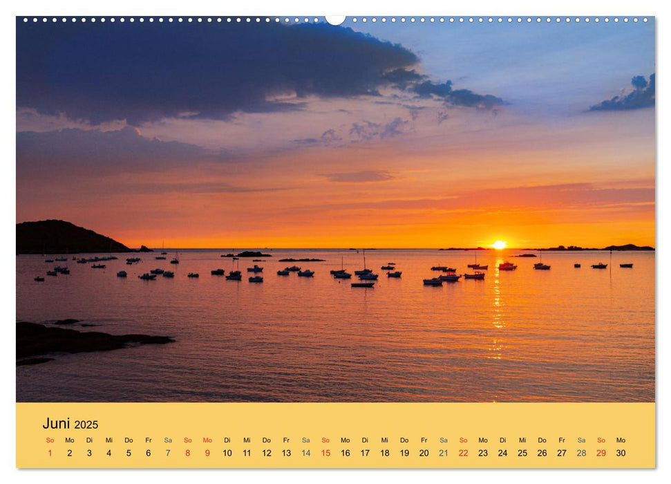 Sonnenuntergänge an der Atlantikküste (CALVENDO Wandkalender 2025)