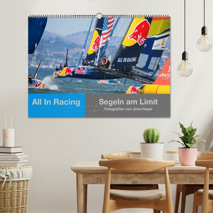 All In Racing - Segeln am Limit - Fotografien von Jens Hoyer (CALVENDO Wandkalender 2025)