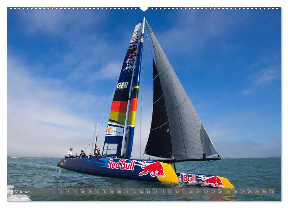 All In Racing - Segeln am Limit - Fotografien von Jens Hoyer (CALVENDO Wandkalender 2025)