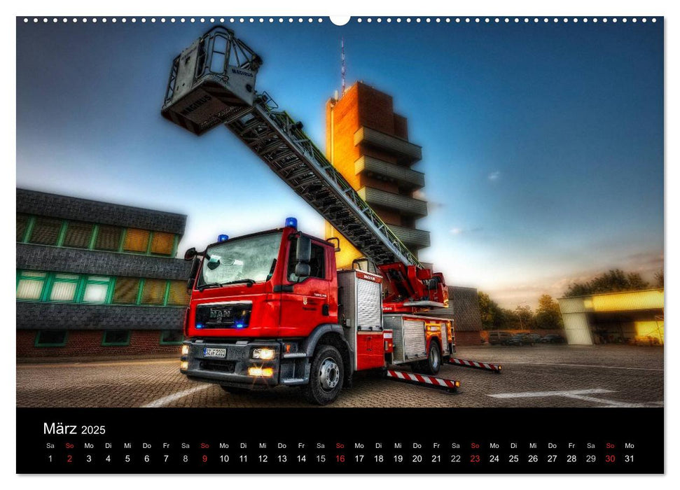 Berufsfeuerwehr Salzgitter (CALVENDO Premium Wandkalender 2025)