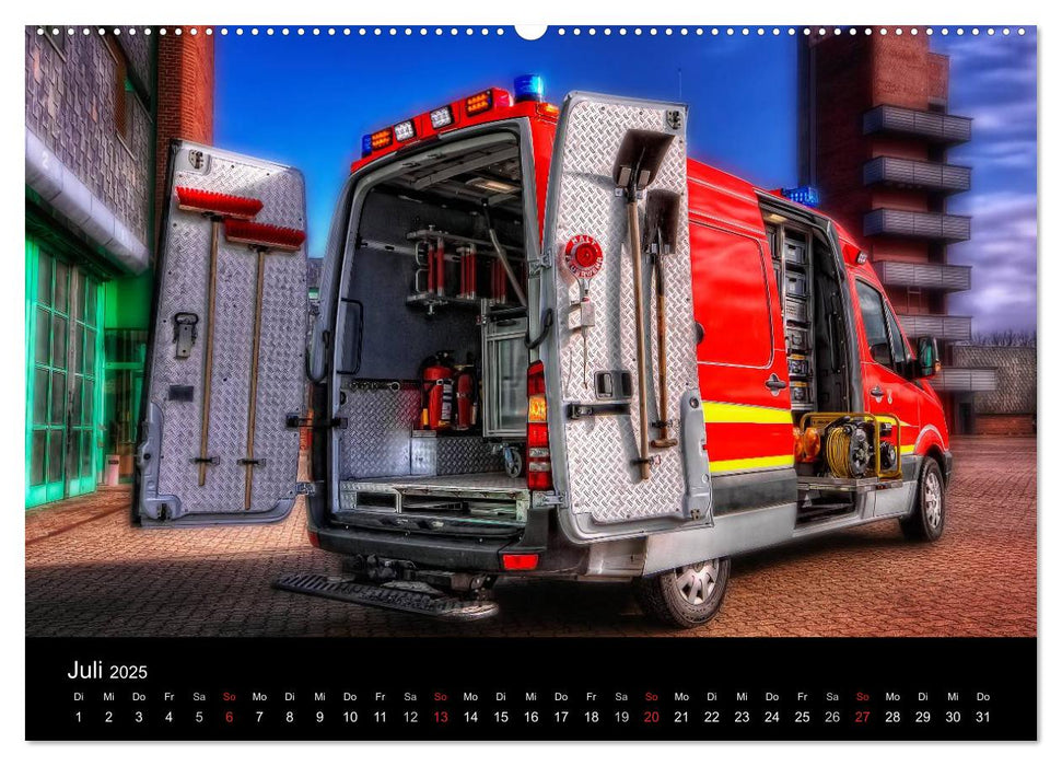 Berufsfeuerwehr Salzgitter (CALVENDO Premium Wandkalender 2025)