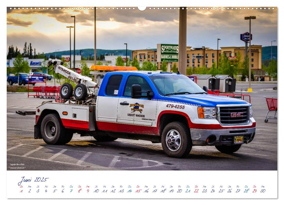 US Cars & Trucks in Alaska (CALVENDO Wandkalender 2025)