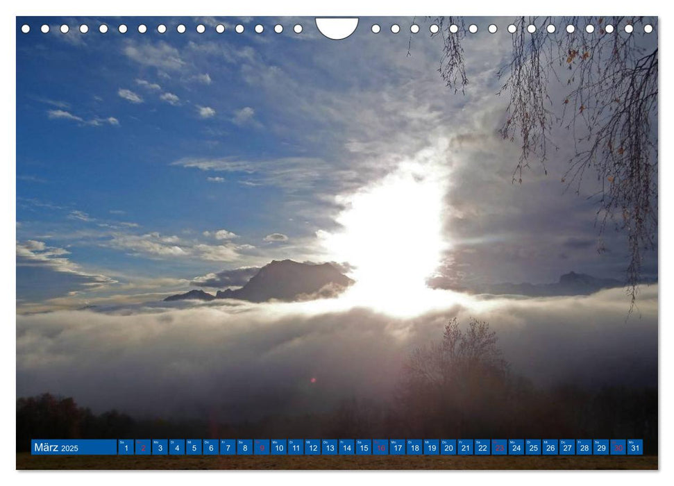 Der Berg und sein See (CALVENDO Wandkalender 2025)