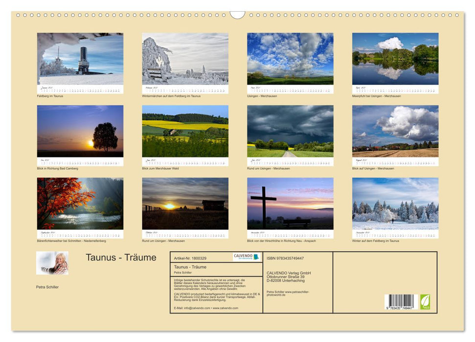 Taunus - Träume (CALVENDO Wandkalender 2025)