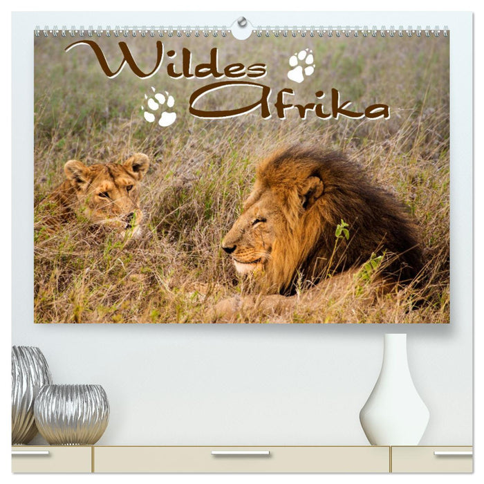 Wildes Afrika (CALVENDO Premium Wandkalender 2025)