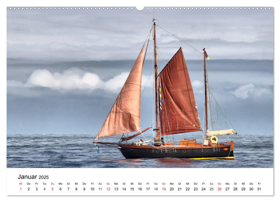 Sail away (CALVENDO Premium Wandkalender 2025)