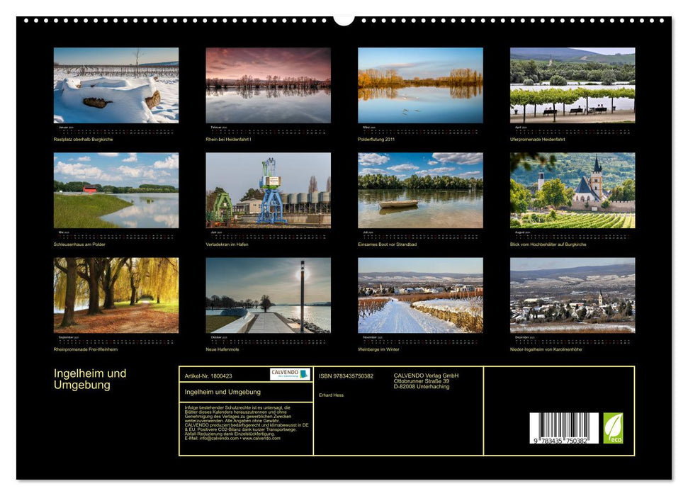 Ingelheim und Umgebung (CALVENDO Premium Wandkalender 2025)