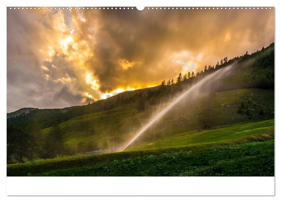 Rund um den Reschenpass (CALVENDO Premium Wandkalender 2025)