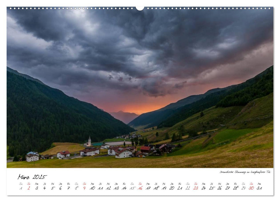 Rund um den Reschenpass (CALVENDO Premium Wandkalender 2025)